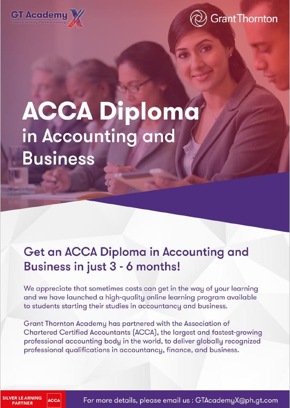ACCA Diploma in Accounting and Business Program