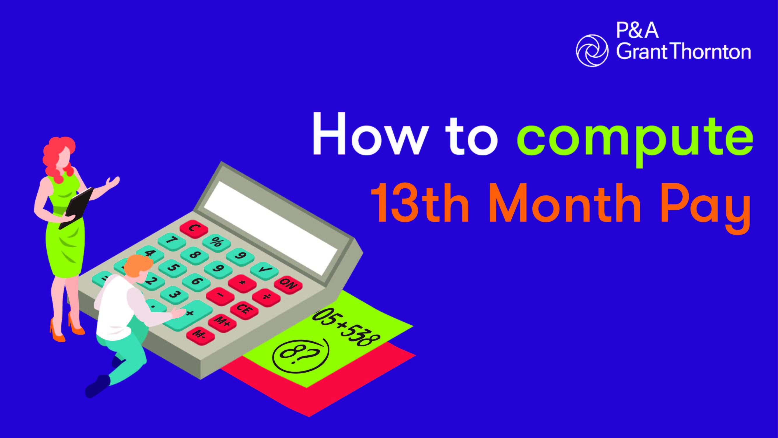 How to compute 13th month pay?