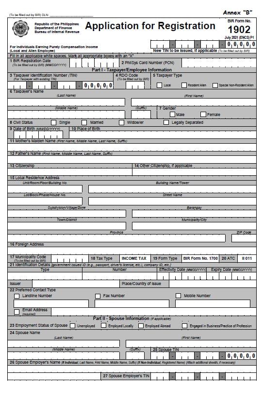 Enhanced BIR registration forms now available Grant Thornton