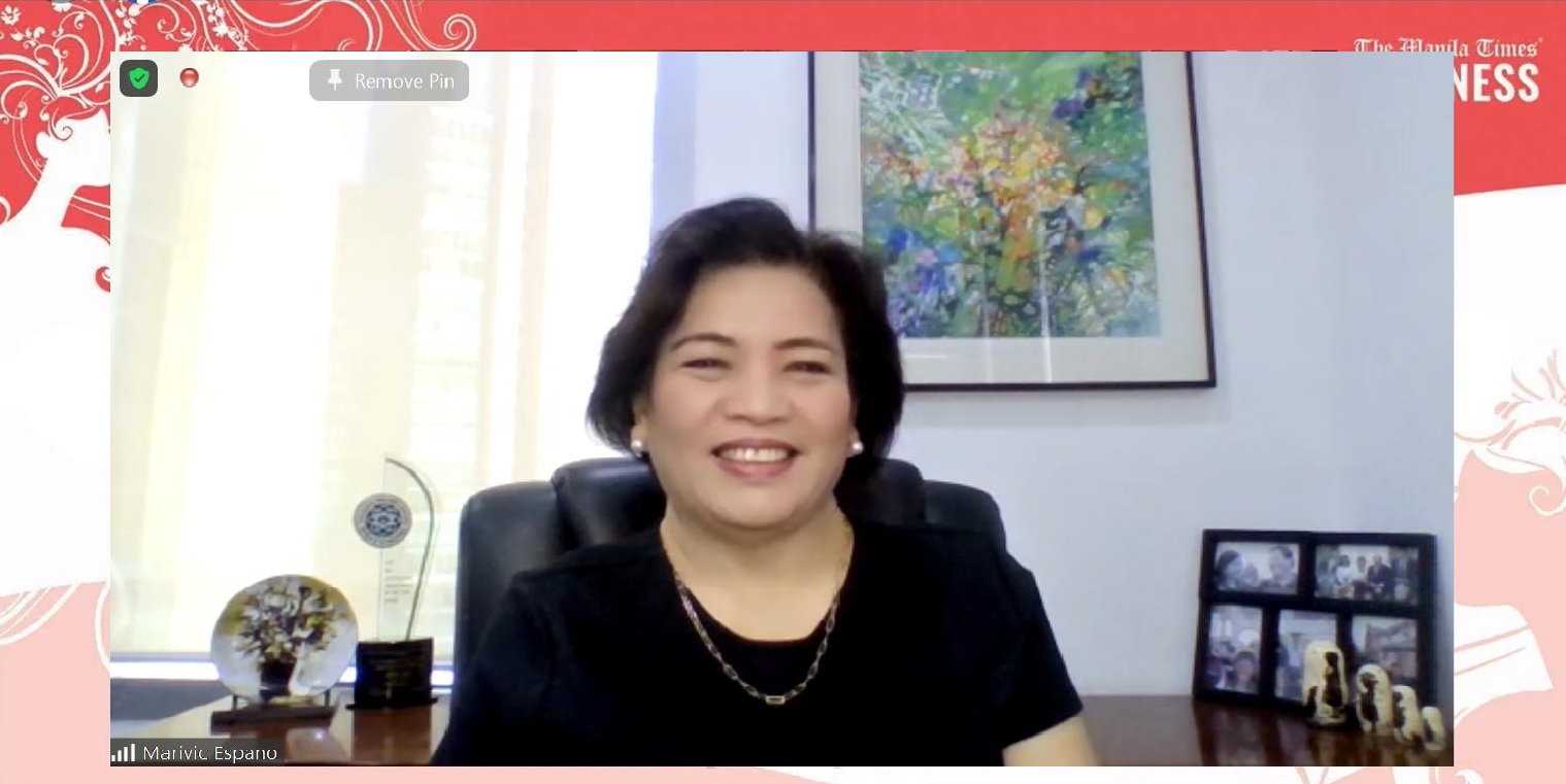 Marivic Españo at Manila Times’ Empowered Women Powering Changes webinar