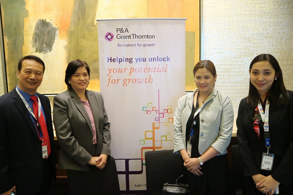 Chair and CEO Marivic Españo together with Jessie Carpio, Janis Medina-Maghinay, and Hannah Jarmin