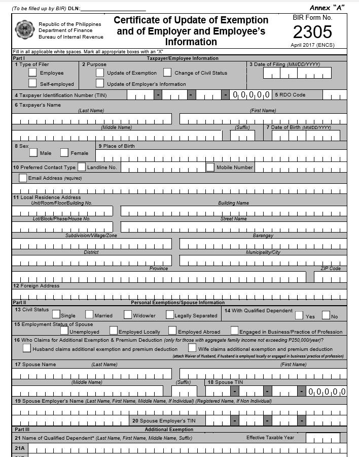 bir-form-2305-fillable-pdf-printable-forms-free-online