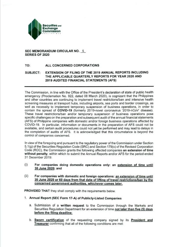 sec extends deadline for annual and quarterly reports grant thornton mfc financial statements other expenses in profit loss account