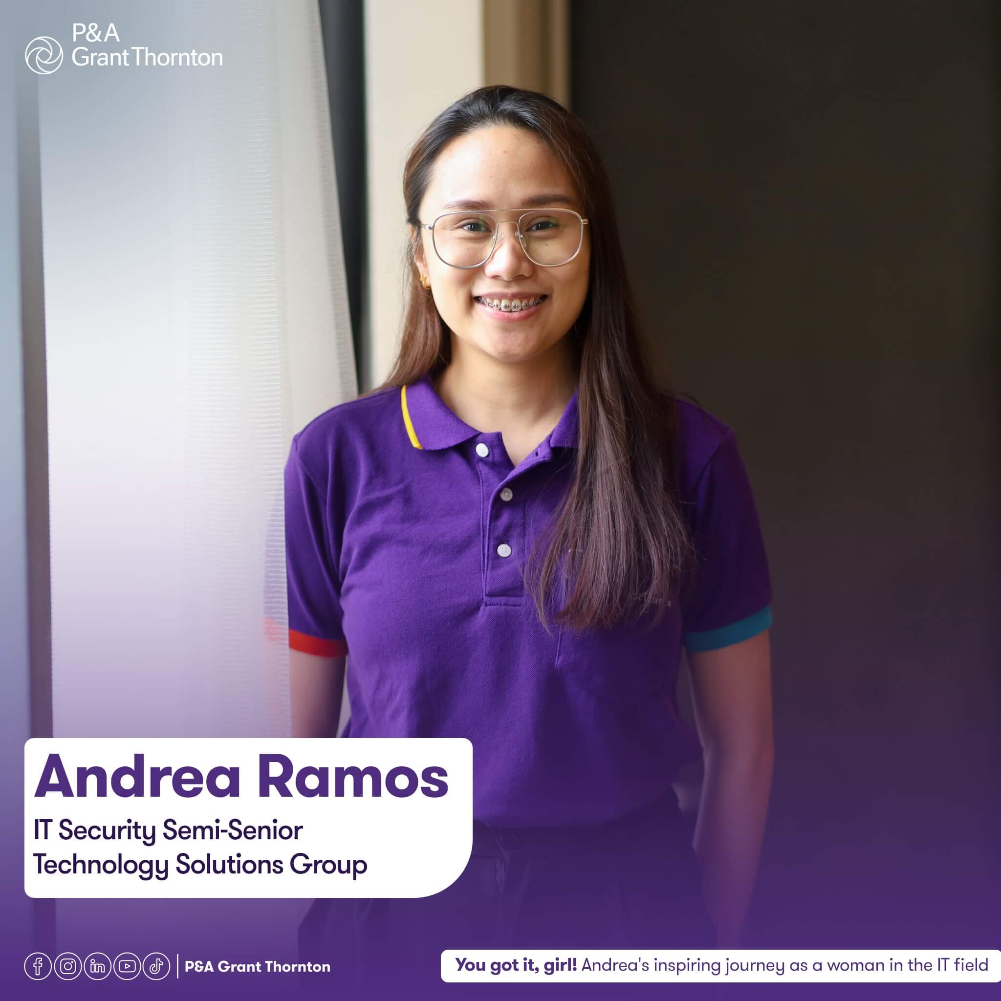 You got it, girl! Andrea's inspiring journey as a woman in the IT field