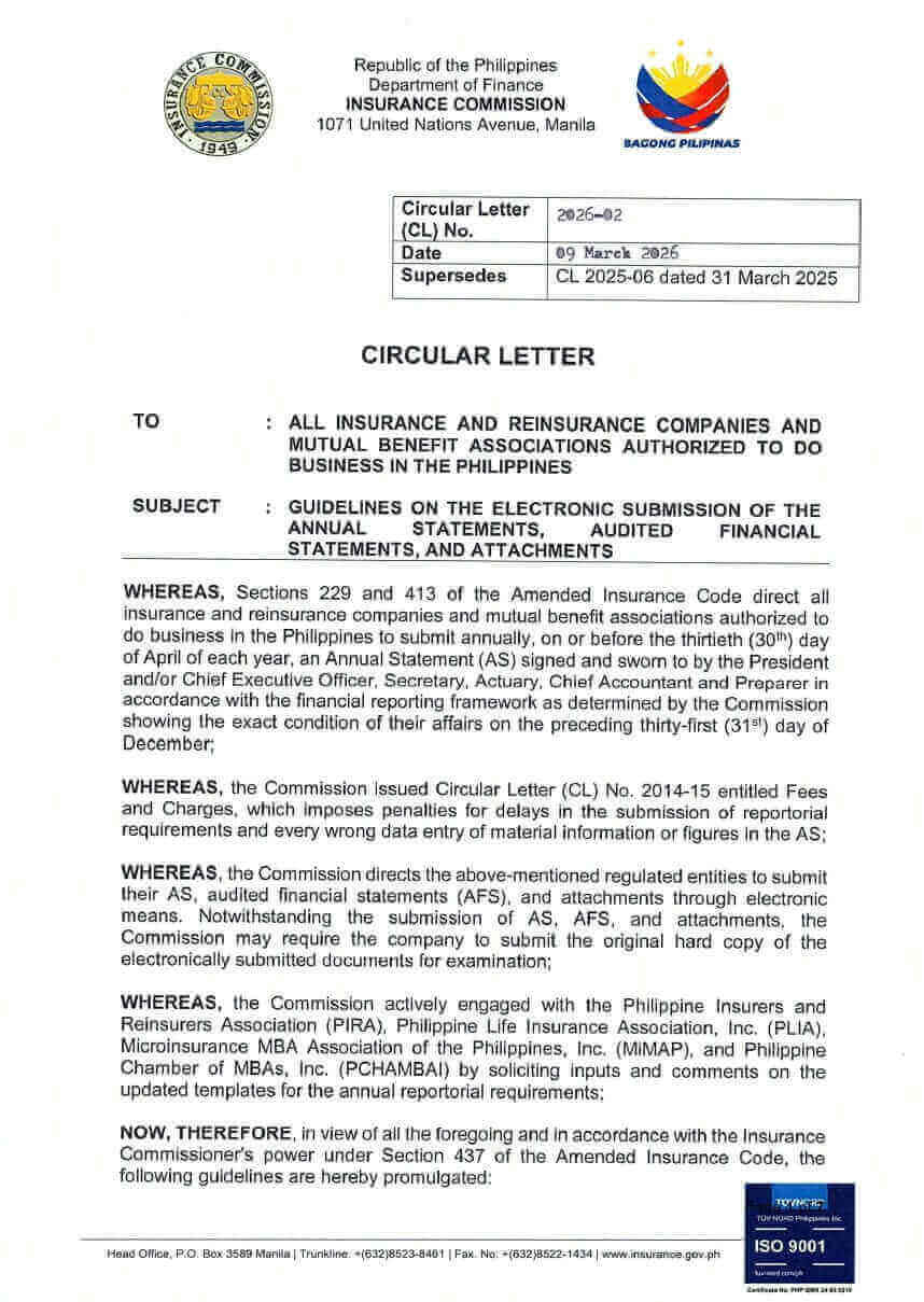 IC Circular Letter No. 2026-02