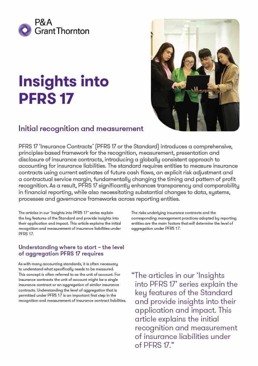 Insights into PFRS 17